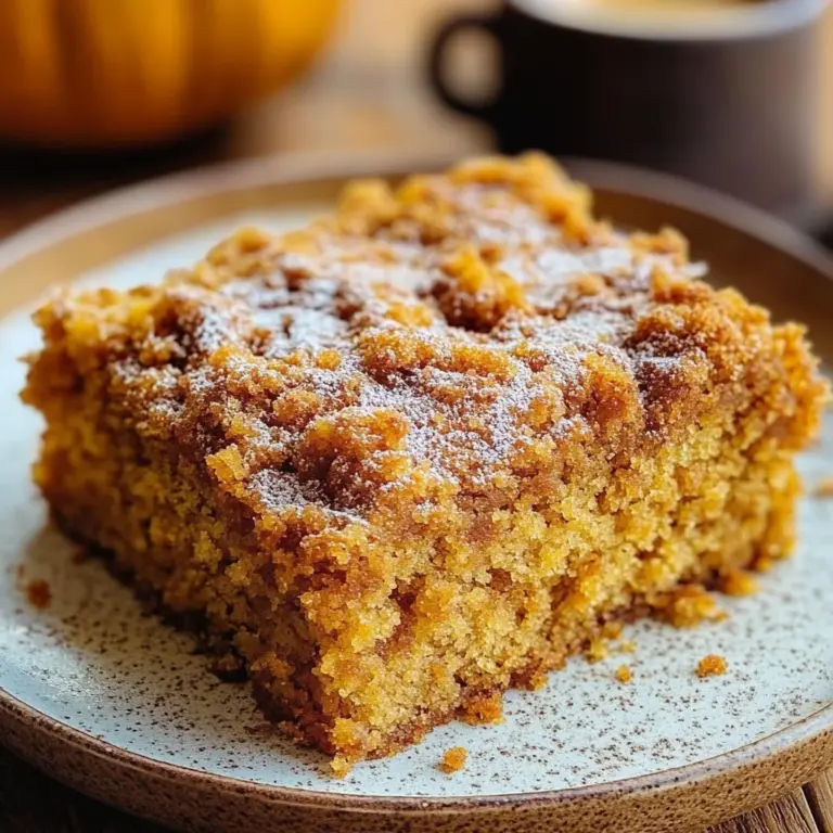 Pumpkin Coffee Cake