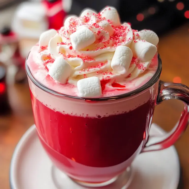 Red Velvet Hot Chocolate Recipe