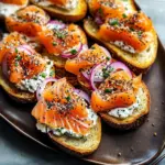 Smoked Salmon Crostini