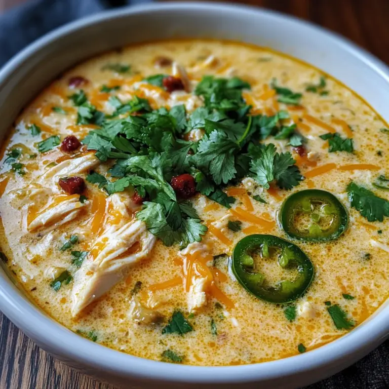 Spicy Jalapeño Popper Chicken Soup