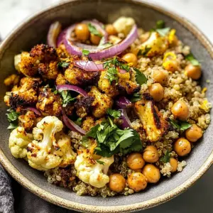 Spicy Roasted Cauliflower Salad