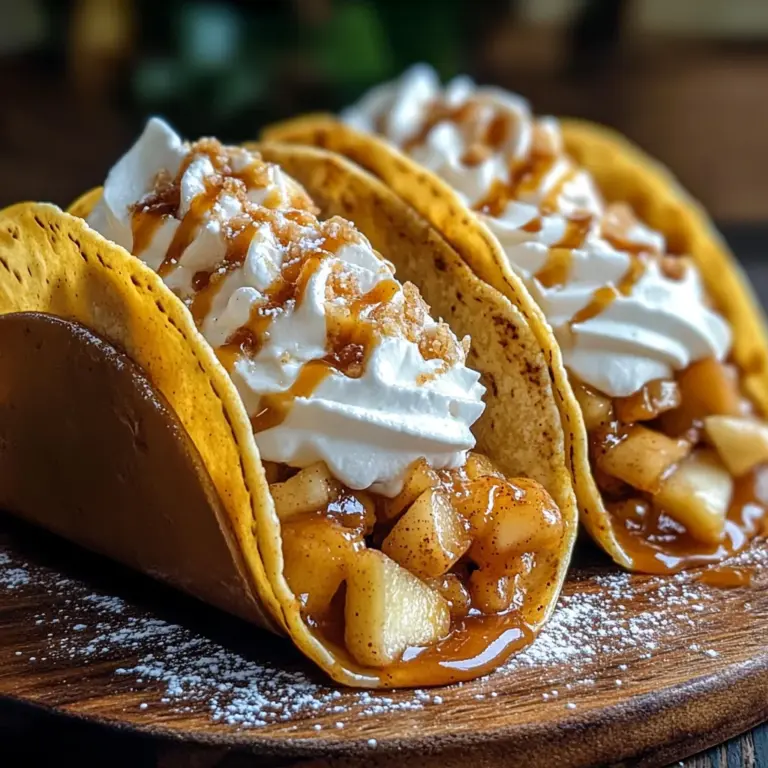 Apple Pie Tacos
