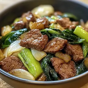 Beef and Bok Choy Stir Fry