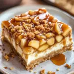 Caramel Apple Cheesecake Bars