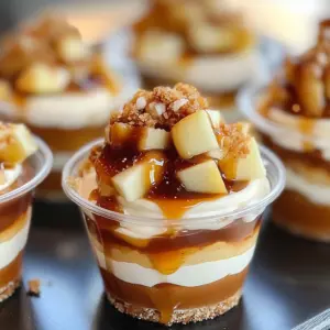 Caramel Apple Dessert Cups