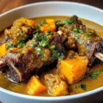 Coconut Cream Lamb Shanks with Sweet Potatoes & Coriander