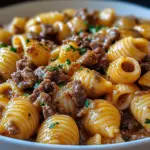 Creamy Beef and Shells