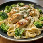 Creamy Chicken & Broccoli Fettuccine Alfredo