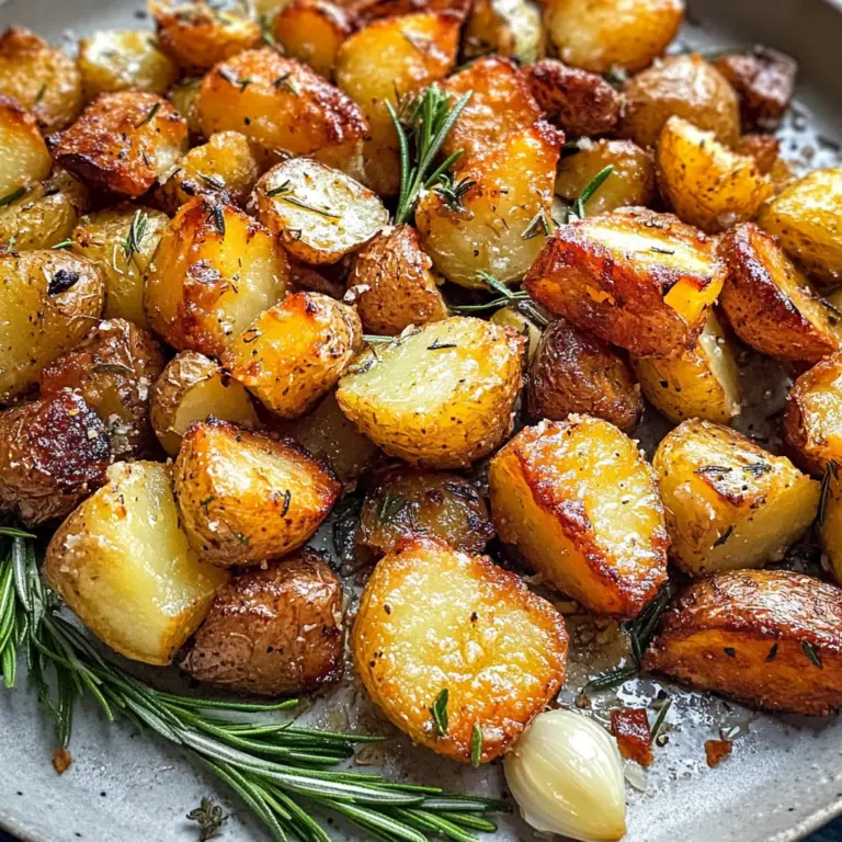 Crispy Roast Potatoes with Rosemary and Garlic - Whole30