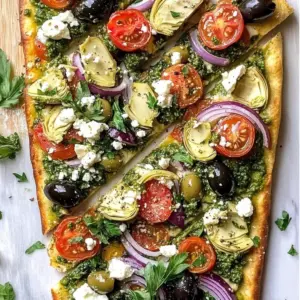 Greek Flatbread Pizza