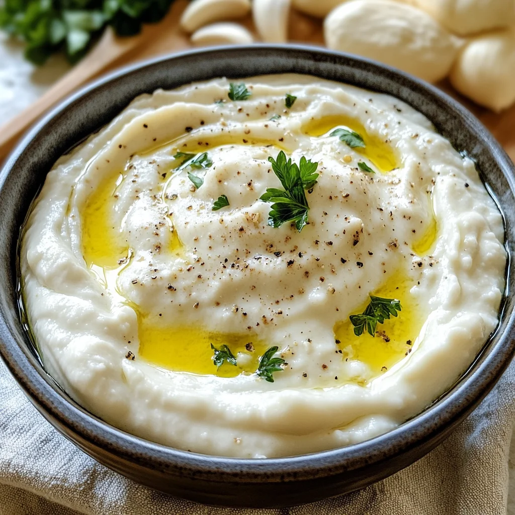 Lebanese Garlic Sauce