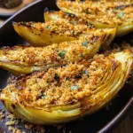 Miso Butter Roasted Cabbage Wedges