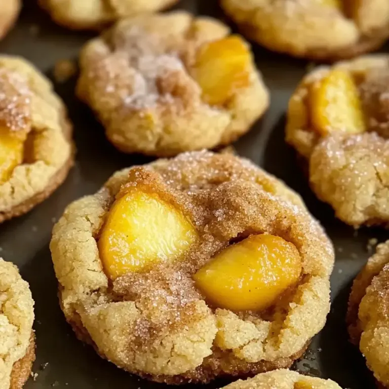 Peach Cobbler Cookies: Easy Recipe for Sweet Treats