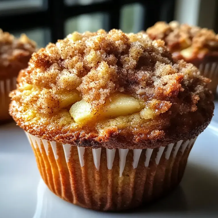 Perfect Apple Cinnamon Streusel Muffins in Just 40 Minutes