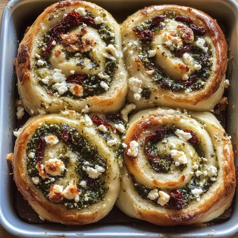 Pesto Feta Rolls