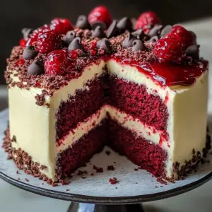 Red Velvet Cheesecake Layer Cake Recipe