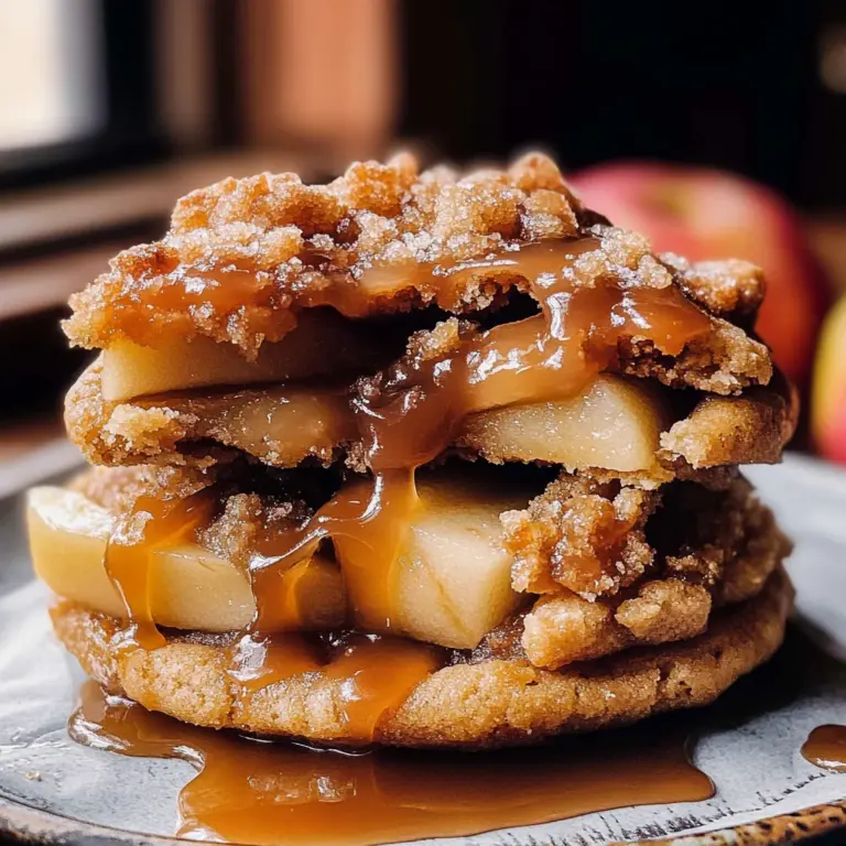 Salted Caramel Apple Pie Cookies