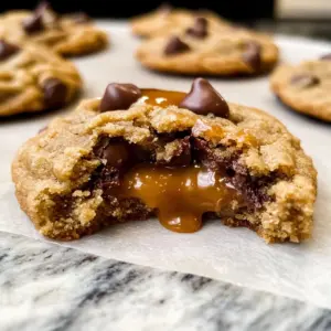 Salted Caramel Chocolate Chip Cookies