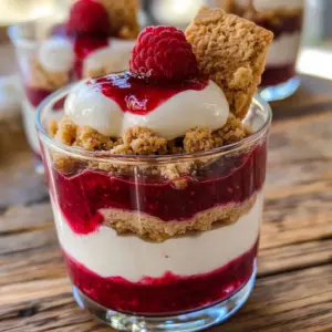 Spekulatius Dessert mit Himbeeren – Nachtisch zu Weihnachten