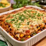 Veggie Mexican Lasagna