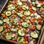 Zucchini & Chickpea Bake with Feta
