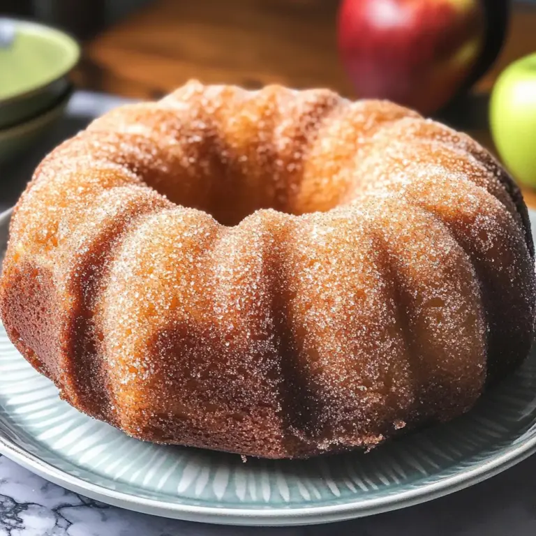 Apple Cider Doughnut Cake