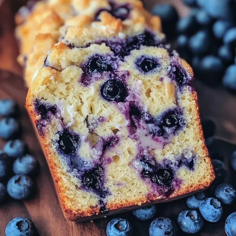 Blueberry Cream Cheese Bread