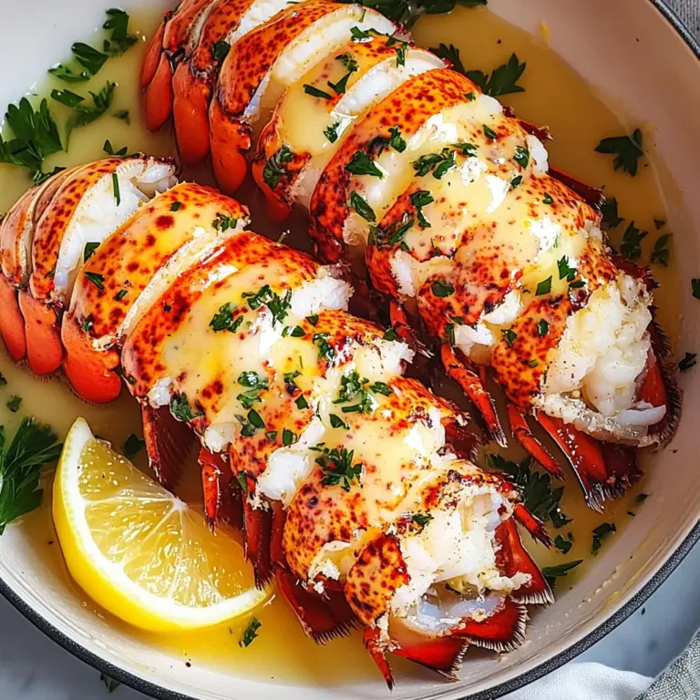Butter Poached Lobster Tails Recipe