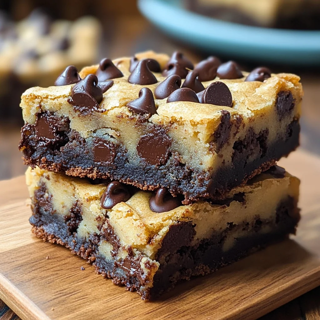 Chocolate Chip Cookie Brownies Recipe