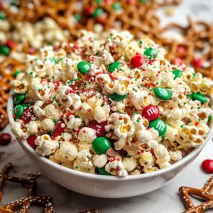 Christmas Popcorn Recipe (Christmas Crunch)