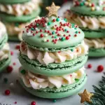 Christmas Tree Cake Macarons