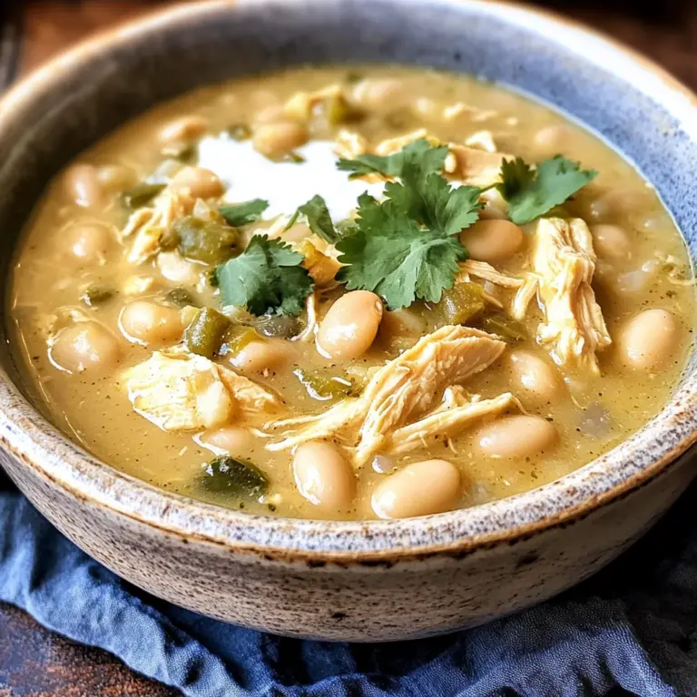 Crockpot Creamy White Chicken Chili