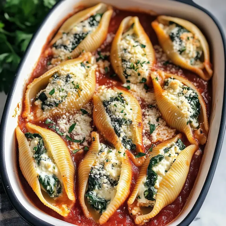 Easy Christmas Stuffed Shells Recipe