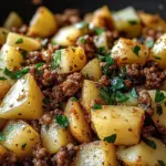 Ground turkey with potatoes