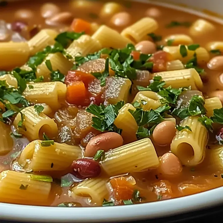 Hearty Pasta e Fagioli Soup Recipe