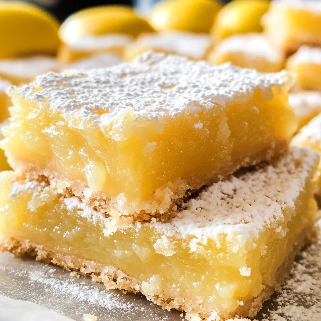 Lemon Bars (with Shortbread Crust!)