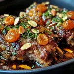 Moroccan Lamb Shoulder with Apricots and Almonds