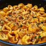 One-Pot Spicy Garlic Butter Chicken Tortellini