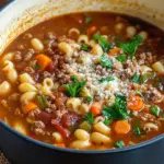 Pasta e Fagioli Soup {Olive Garden Copycat Recipe}