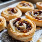 Puff Pastry Mincemeat Pinwheels
