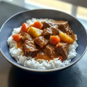 Savory Japanese beef Curry