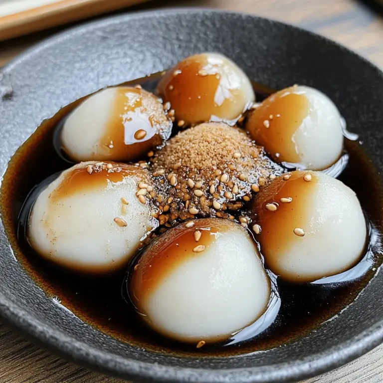 Shiratama Dango (Rice Dumplings/Mochi Balls)