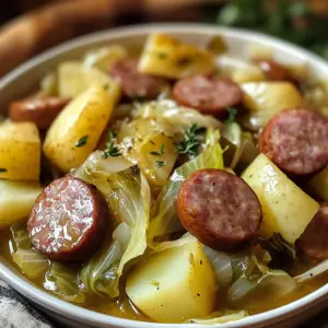 Slow Cooker Cabbage, Sausage, and Potatoes: An Easy and Hearty Meal