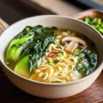 25-Minutes Ginger Garlic Bok Choy Soup - A Delicious Choice