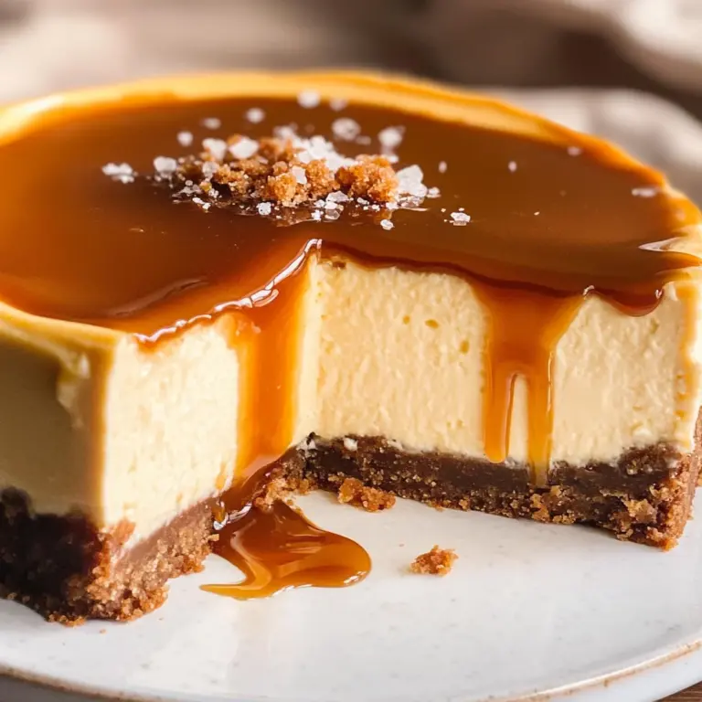 BEST SALTED CARAMEL CHEESECAKE RECIPE