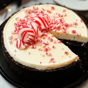 Best Christmas Peppermint Cheesecake