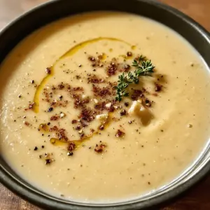 Caramelized Onion Roasted Garlic Bisque
