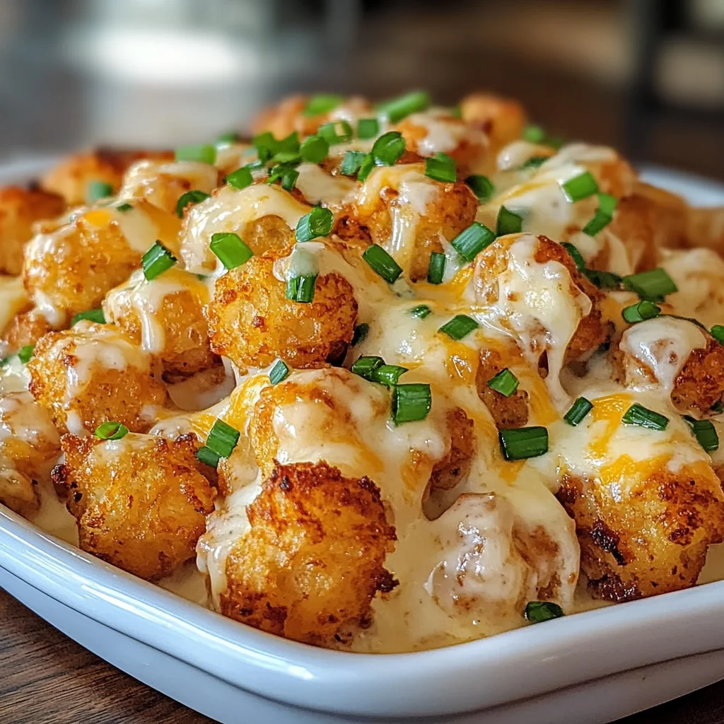Cheddar Ranch Chicken Tater Tot Bake is a must-try!