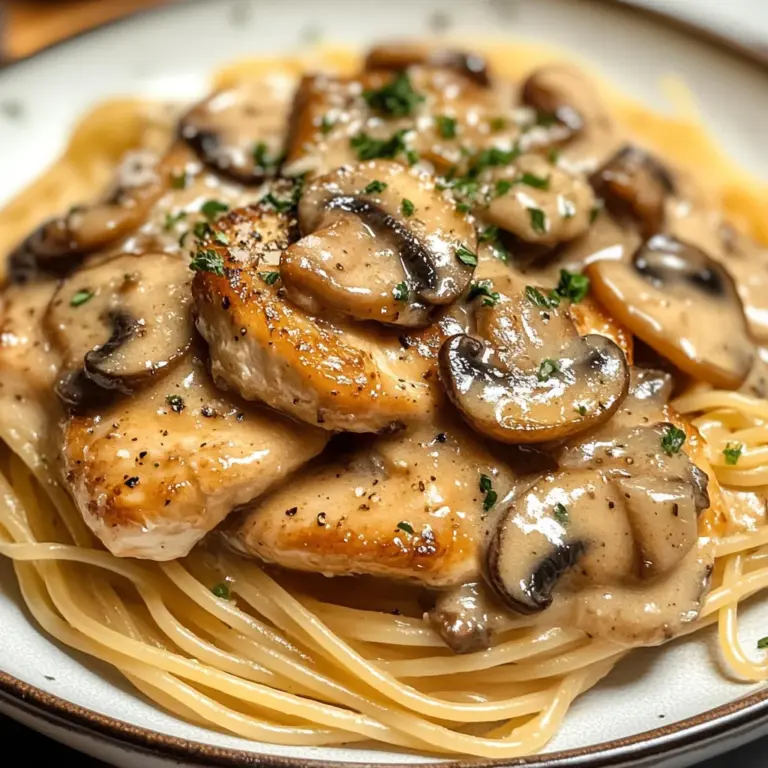 Chicken Marsala Pasta