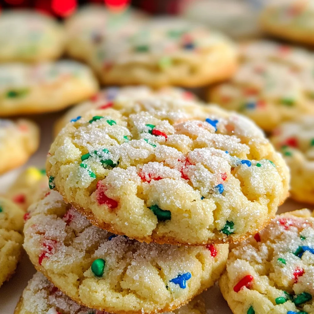 Christmas Gooey Butter Cookies
